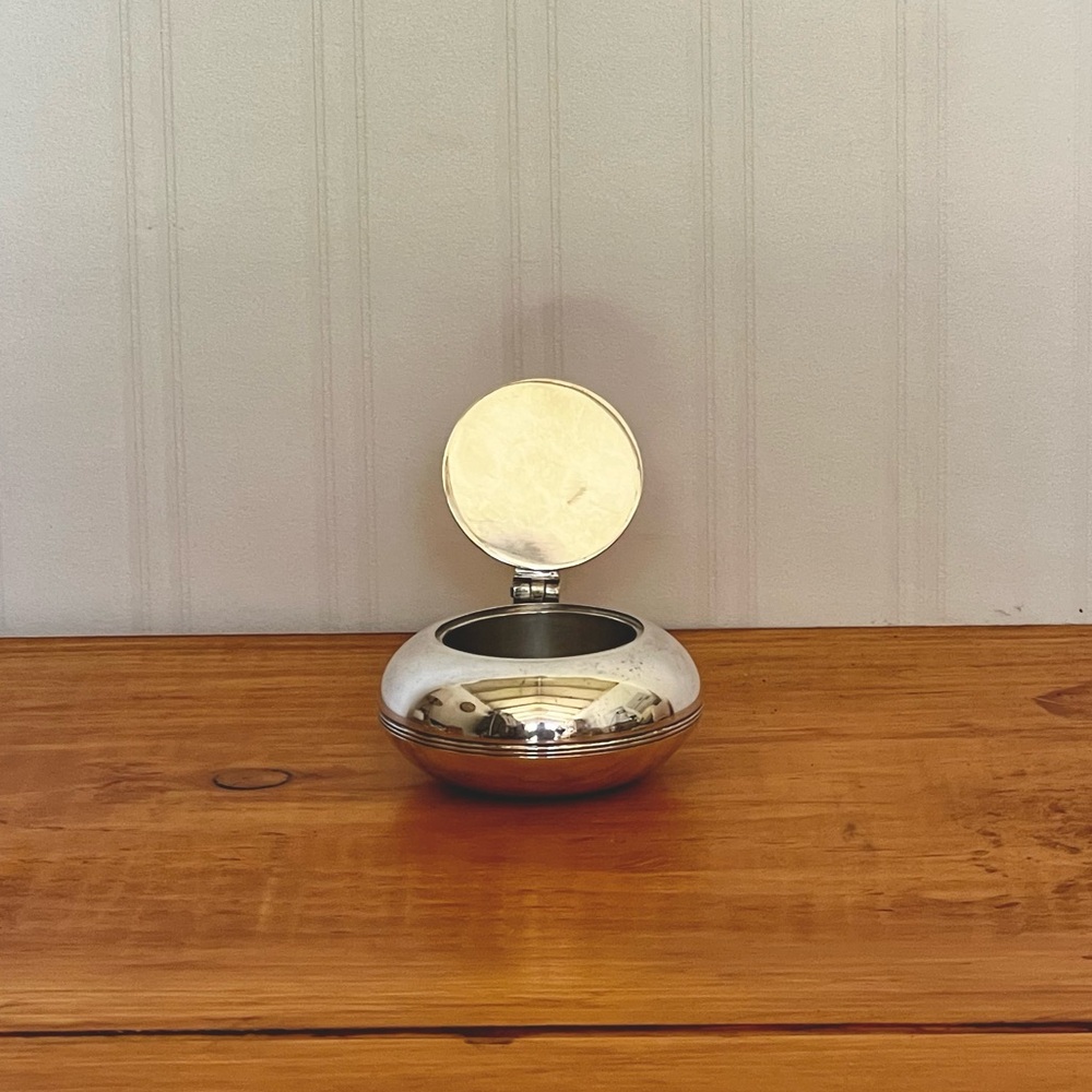 Silver plates Votive candle holder